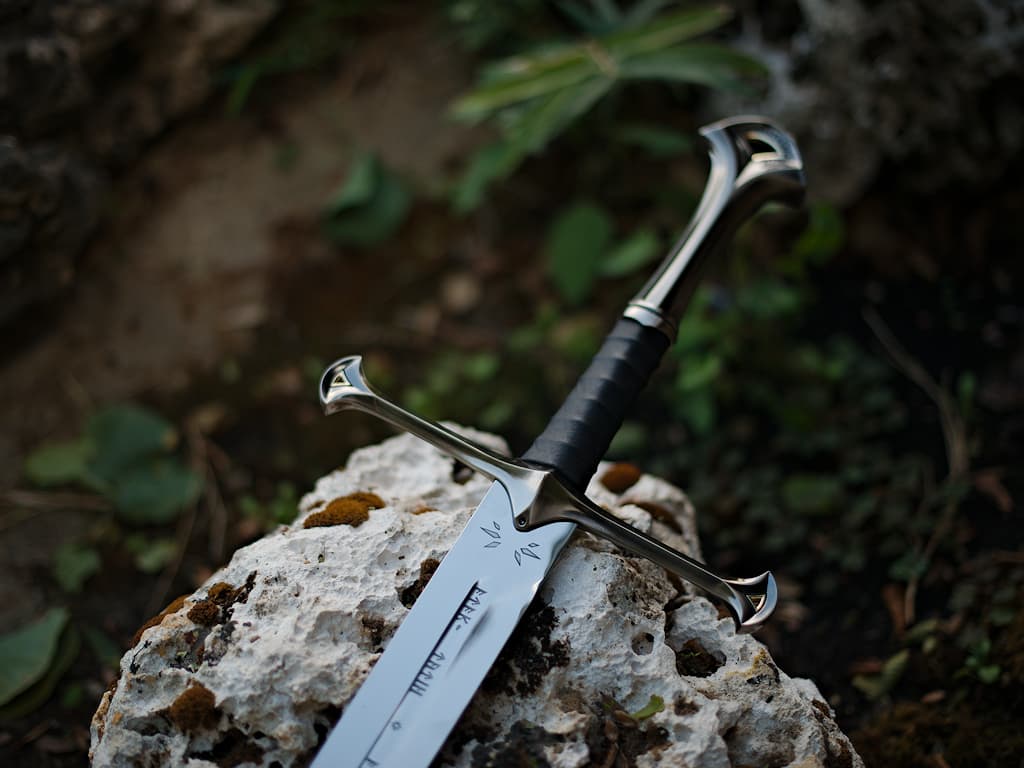 Andúril, l'Epée d'Aragorn reforgée (Le Seigneur des Anneaux) #Terressens Andúril, l'Epée d'Aragorn reforgée (Le Seigneur des Anneaux) #Terressens