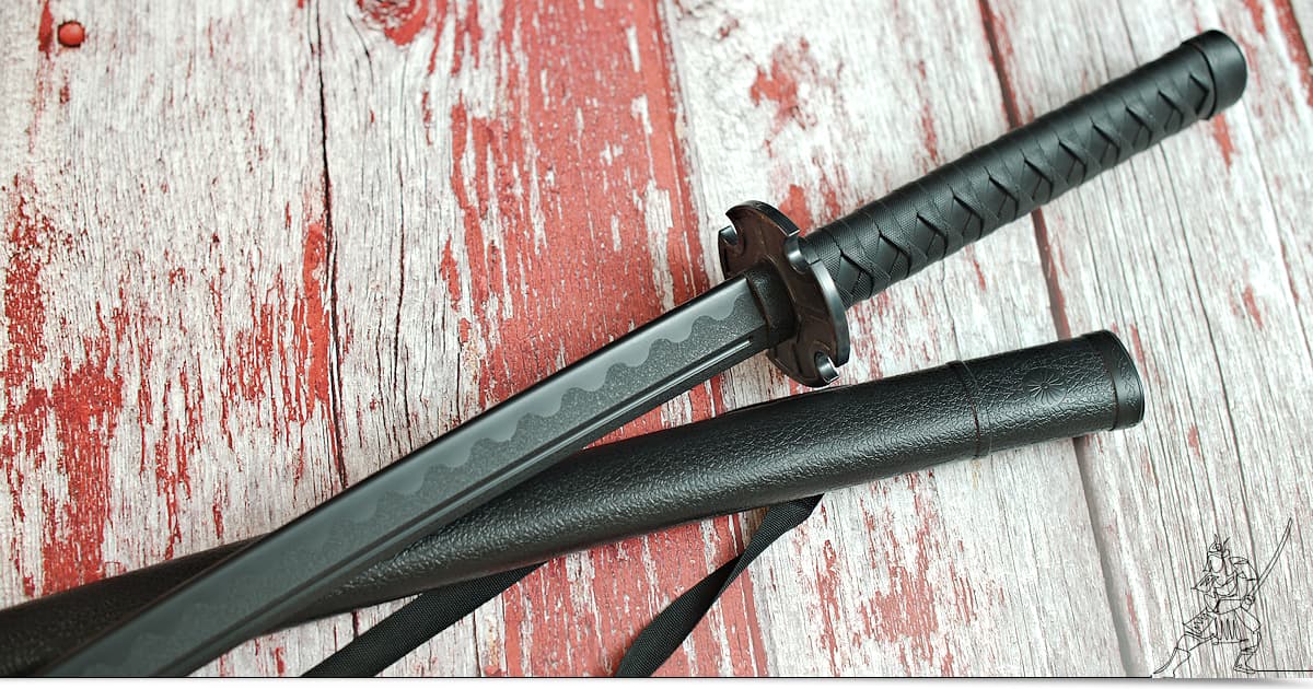 « Teikō » (抵抗, résistance), bokken en polypropylène avec saya Terressens