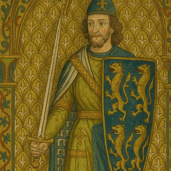 Quand le bouclier devient logo : l’origine secrète des armoiries médiévales
Les illustrations de cette rubrique sont créées à l’aide de l’intelligence artificielle, sous la direction de notre équipe éditoriale. Cette technologie nous permet de donner vie à des scènes historiques ou légendaires, dans le respect de notre passion pour l’authenticité et l’imaginaire. #Terressens, là où les récits prennent forme