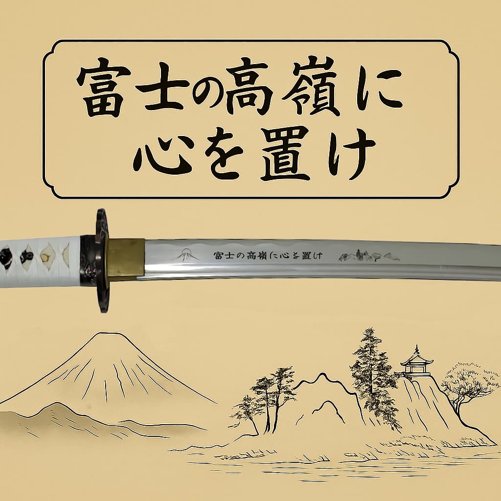富士の高嶺に心を置け — Place ton cœur au sommet du Mont Fuji
Les illustrations de cette rubrique sont créées à l’aide de l’intelligence artificielle, sous la direction de notre équipe éditoriale.
Cette technologie nous permet de donner vie à des scènes historiques ou légendaires, dans le respect de notre passion pour l’authenticité et l’imaginaire.
#Terressens, là où les récits prennent forme