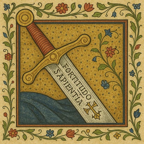 Graver son épée : entre rite chevaleresque et art moderne
Les illustrations de cette rubrique sont créées à l’aide de l’intelligence artificielle, sous la direction de notre équipe éditoriale. Cette technologie nous permet de donner vie à des scènes historiques ou légendaires, dans le respect de notre passion pour l’authenticité et l’imaginaire.
#Terressens, là où les récits prennent forme