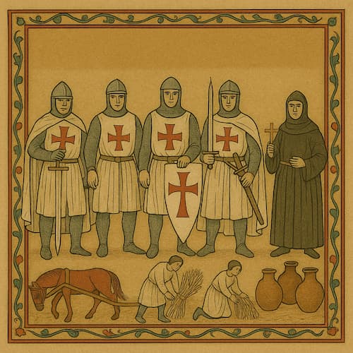 Le Templier n’était pas un simple moine-soldat
Les illustrations de cette rubrique sont créées à l’aide de l’intelligence artificielle, sous la direction de notre équipe éditoriale. Cette technologie nous permet de donner vie à des scènes historiques ou légendaires, dans le respect de notre passion pour l’authenticité et l’imaginaire.
#Terressens, là où les récits prennent forme