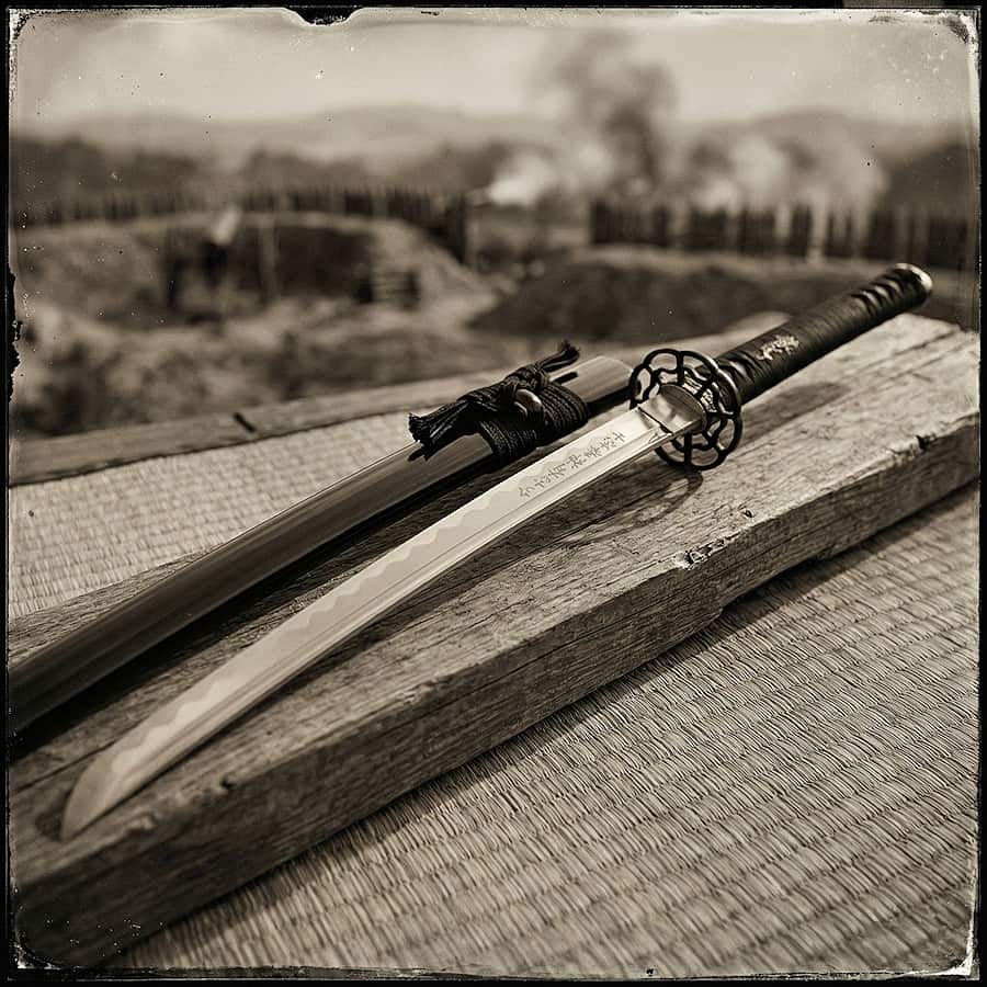 Katsumoto, écho de Saigō Takamori. Les illustrations de cette rubrique sont créées à l’aide de l’intelligence artificielle, sous la direction de notre équipe éditoriale. Cette technologie nous permet de donner vie à des scènes historiques ou légendaires, dans le respect de notre passion pour l’authenticité et l’imaginaire. #Terressens, là où les récits prennent forme