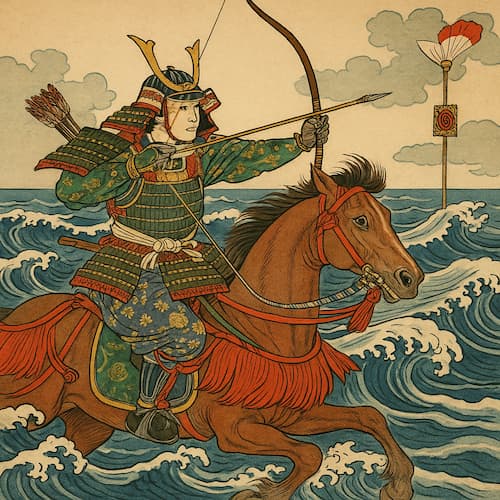 Nasu no Yoichi, l'archer légendaire du Japon féodal #Terressens