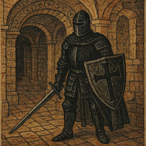 Le Templier noir de Gisors
Les illustrations de cette rubrique sont créées à l’aide de l’intelligence artificielle, sous la direction de notre équipe éditoriale.
Cette technologie nous permet de donner vie à des scènes historiques ou légendaires, dans le respect de notre passion pour l’authenticité et l’imaginaire.
#Terressens, là où les récits prennent forme