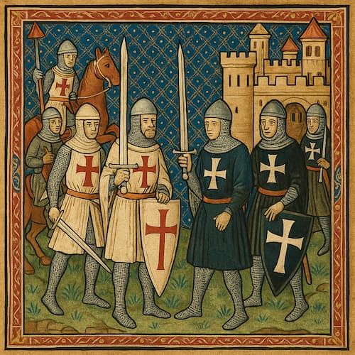 Templiers et Hospitaliers : frères d’armes… et rivaux #Terressens