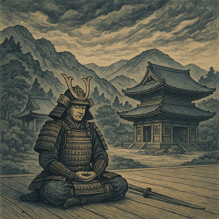 Tokimune, le régent zen qui arrêta les Mongols Les illustrations de cette rubrique sont créées à l’aide de l’intelligence artificielle, sous la direction de notre équipe éditoriale. Cette technologie nous permet de donner vie à des scènes historiques ou légendaires, dans le respect de notre passion pour l’authenticité et l’imaginaire. #Terressens, là où les récits prennent forme