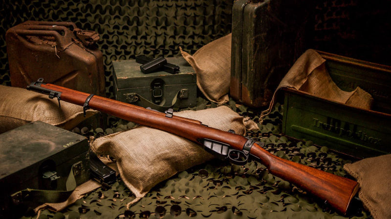 Fusil court Lee–Enfield Mk III à chargeur (Short, Magazine, Lee–Enfield - SMLE) #Terressens Fusil court Lee–Enfield Mk III à chargeur (Short, Magazine, Lee–Enfield - SMLE) #Terressens