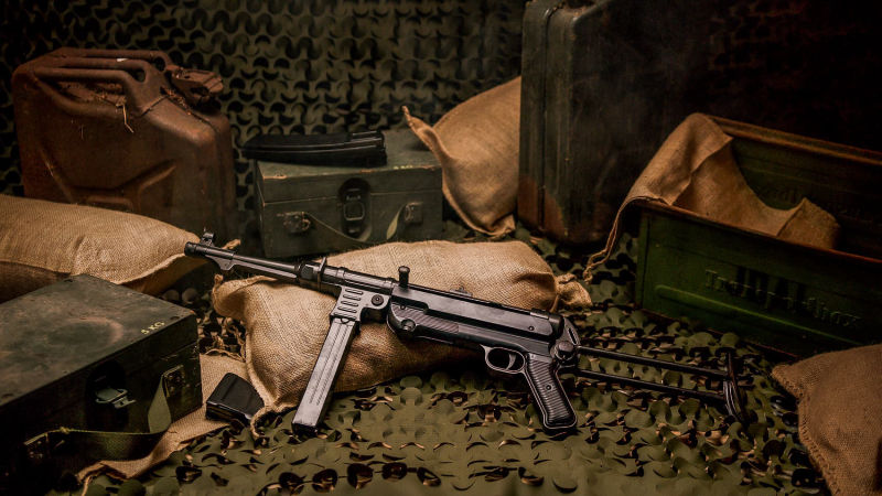Mitraillette Sub-Machine Gun MP40 #Terressens Mitraillette Sub-Machine Gun MP40 #Terressens