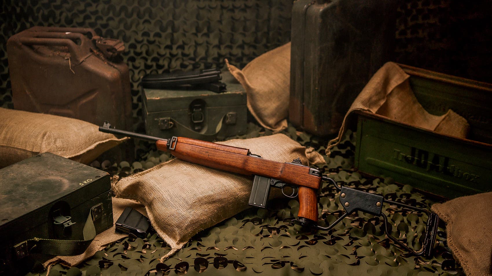 Carabine USM1 Para 1940-41, M1A1 #Terressens