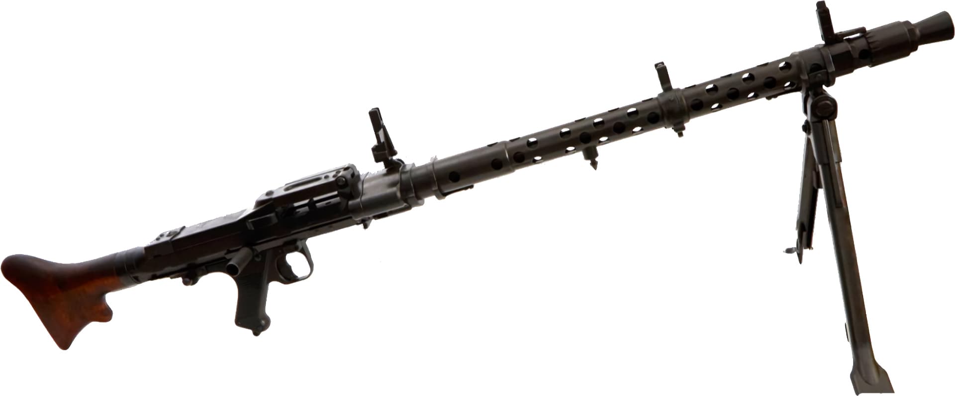 MG34 (Maschinengewehr 34), mitrailleuse allemande avec bipied #Terressens