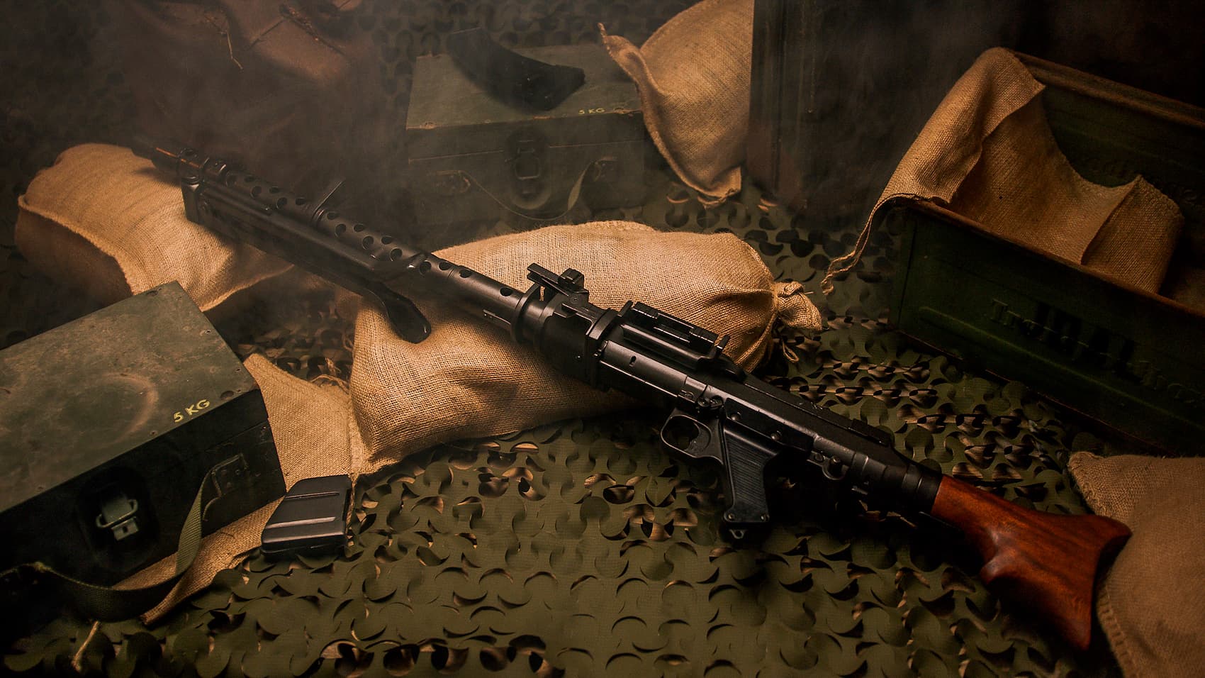 MG34 (Maschinengewehr 34), mitrailleuse allemande avec bipied #Terressens