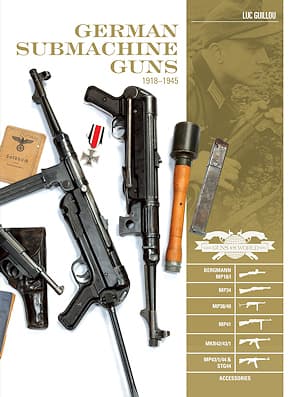 « German Submachine Guns 1918-1945: Bergmann MP18/I, MP34, MP38/40, MP41, MKB42/43/1, MP43/1/44 & STRG44 and Accessories », Luc Guillou (édition en anglais)