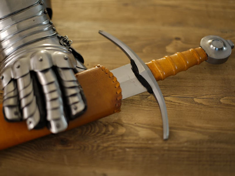 Épée d'estoc forgée « Terre de Sienne » ⚔ #Terressens