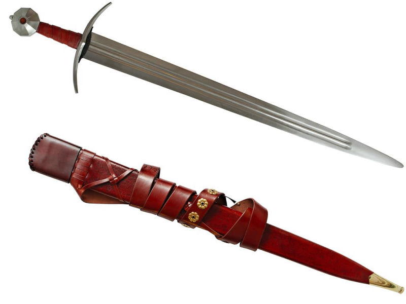 Épée médiévale forgée « Vicit semper » (toujours vainqueur) ⚔ #Terressens Épée médiévale forgée « Vicit semper » (toujours vainqueur) ⚔ #Terressens