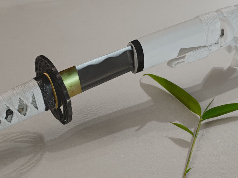 Katana blanc aiguisé « Neige éternelle » 復活 #Terressens