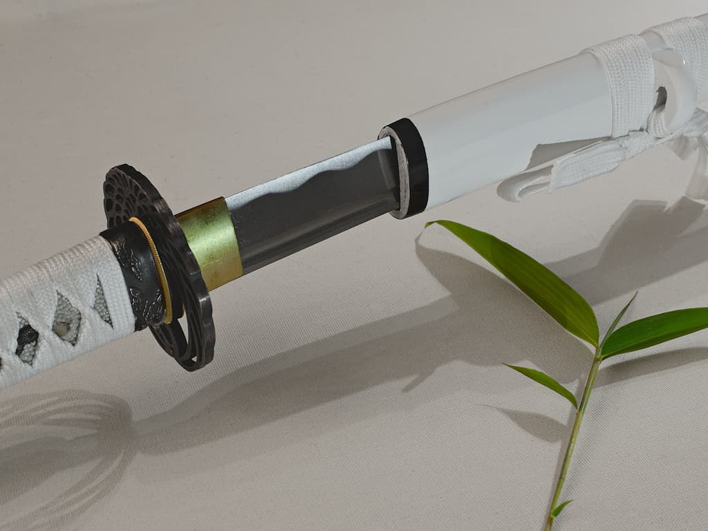 Katana blanc aiguisé « Neige éternelle » 復活 #Terressens