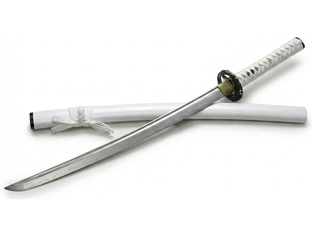 Katana blanc aiguisé « Neige éternelle » 復活 #Terressens