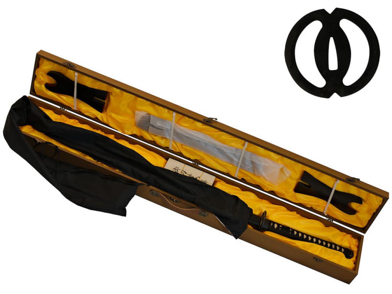 Katana aiguisé noir Miyamoto Musashi 宮本 武蔵 #Terressens