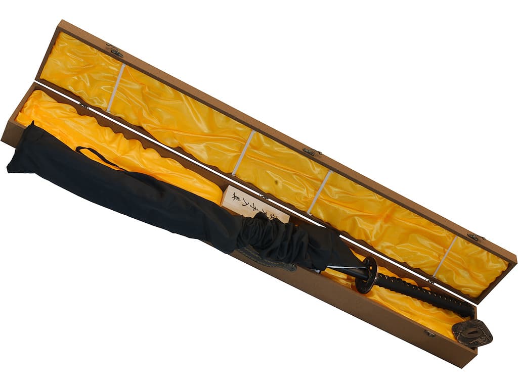 Katana aiguisé Kettō (決闘 duel), saya (鞘) noire mate #Terressens Katana aiguisé Kettō (決闘 duel), saya (鞘) noire mate #Terressens