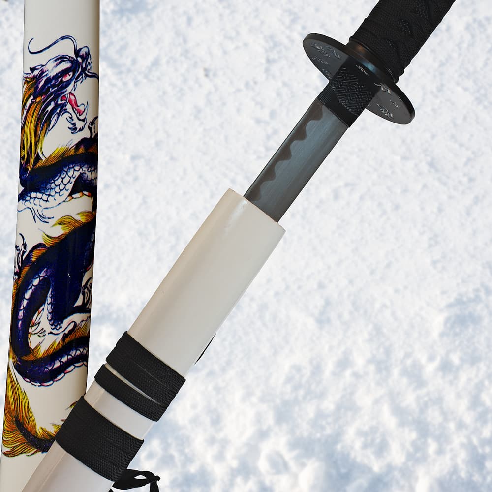 Katana de collection « Dragon des neiges »