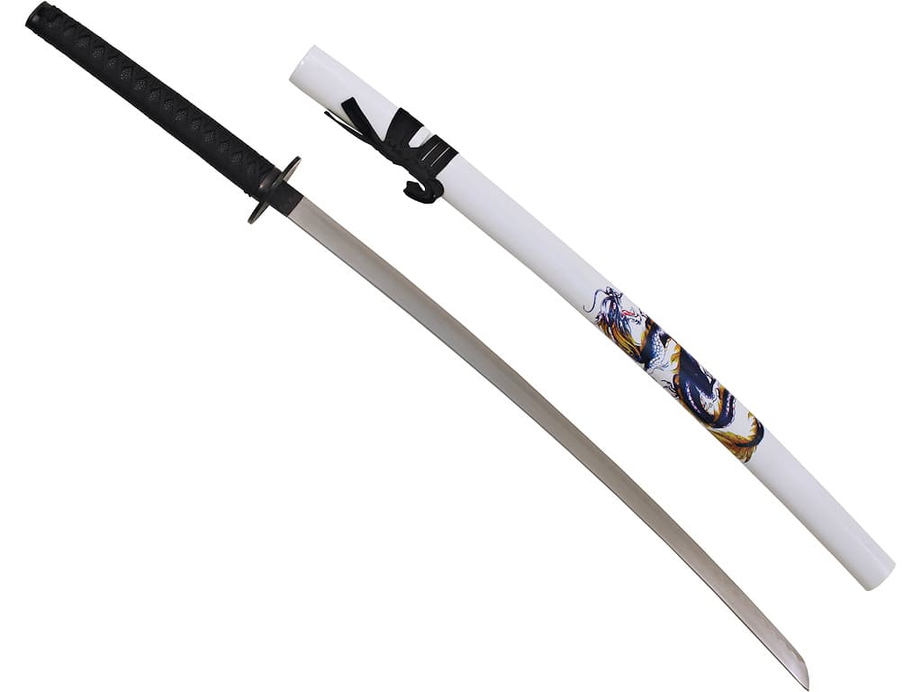 Katana de collection « Dragon des neiges » #Terressens Katana de collection « Dragon des neiges » #Terressens
