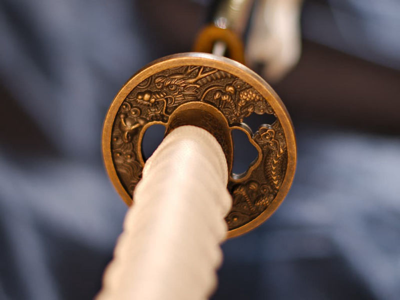 Katana de décoration « Dragon Céleste » (Dragon des nuages) #Terressens