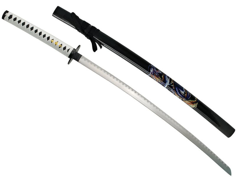 Katana de décoration « Dragon des profondeurs » #Terressens