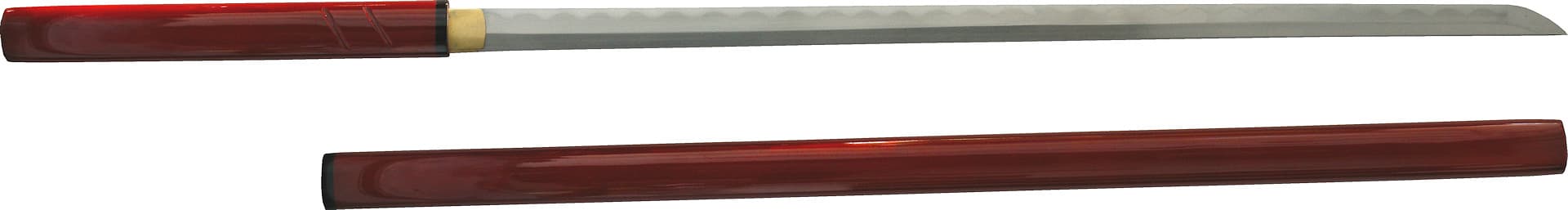 Sabre de Zatoïchi (座頭市, Zatōichi), modèle rouge aiguisé #Terressens