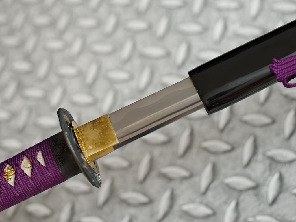 Katana aiguisé « Murasaki » (紫), maru 1060 #Terressens Katana aiguisé « Murasaki » (紫), maru 1060 #Terressens