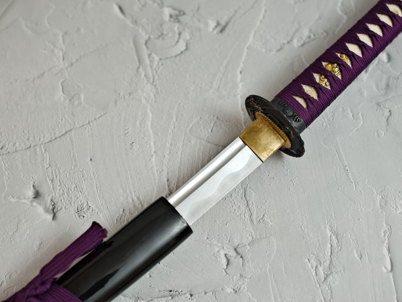 Katana aiguisé « Murasaki » (紫), maru 1060 #Terressens Katana aiguisé « Murasaki » (紫), maru 1060 #Terressens