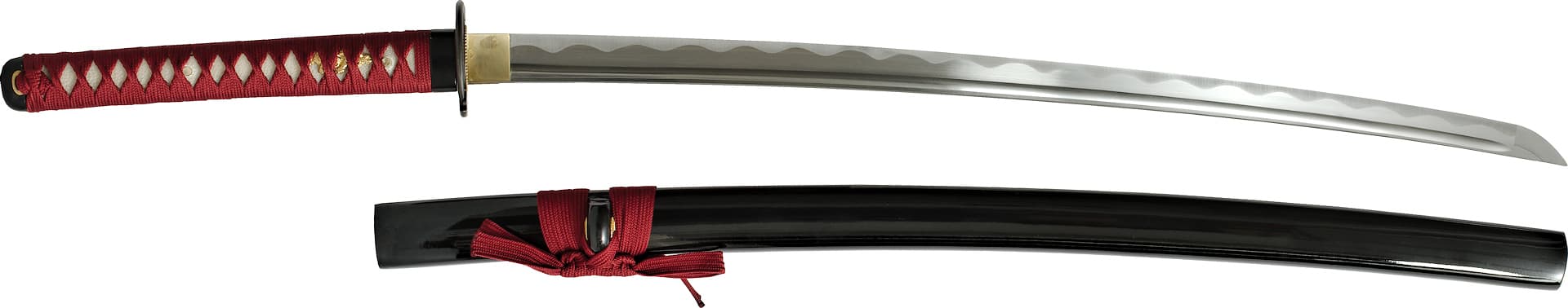 Katana « Griffes de dragon » rouge, Maru 1060 #Terressens Katana « Griffes de dragon » rouge, Maru 1060 #Terressens