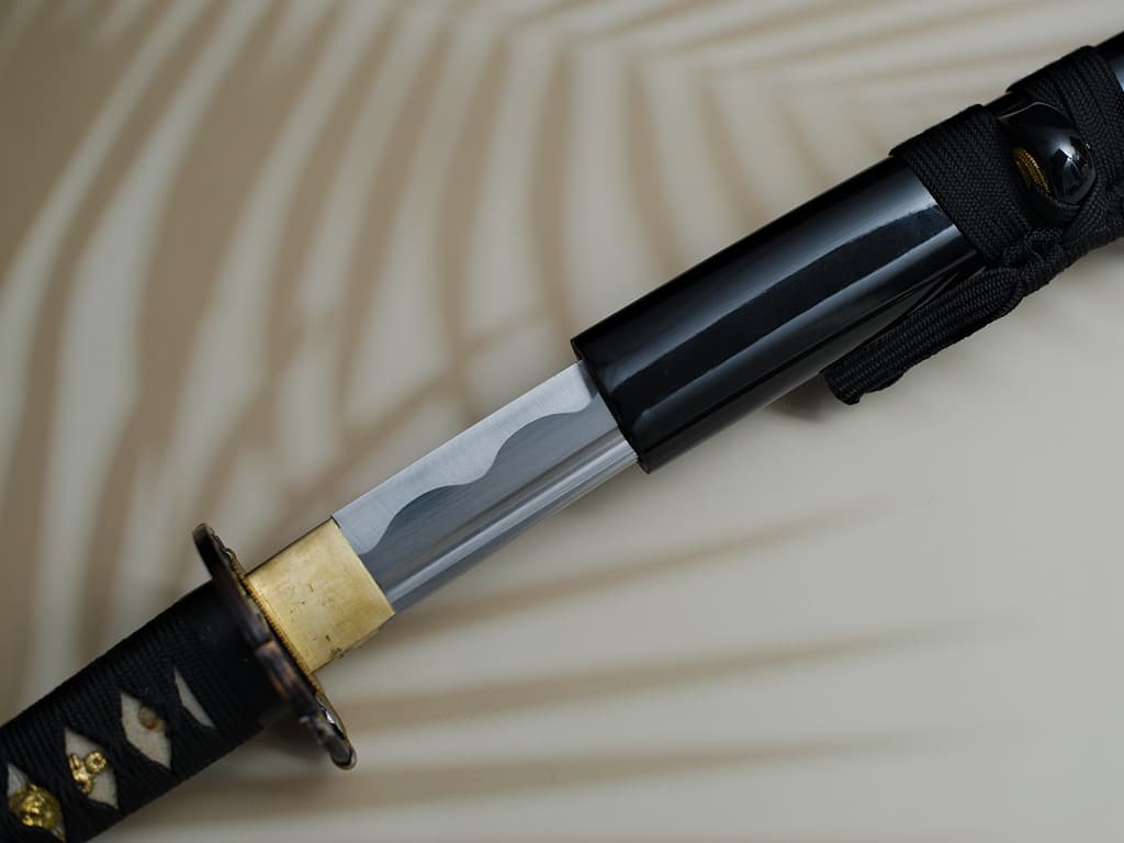 Katana « Shokubutsu » (植物 plante, végétal) noir, Maru 1060 #Terressens