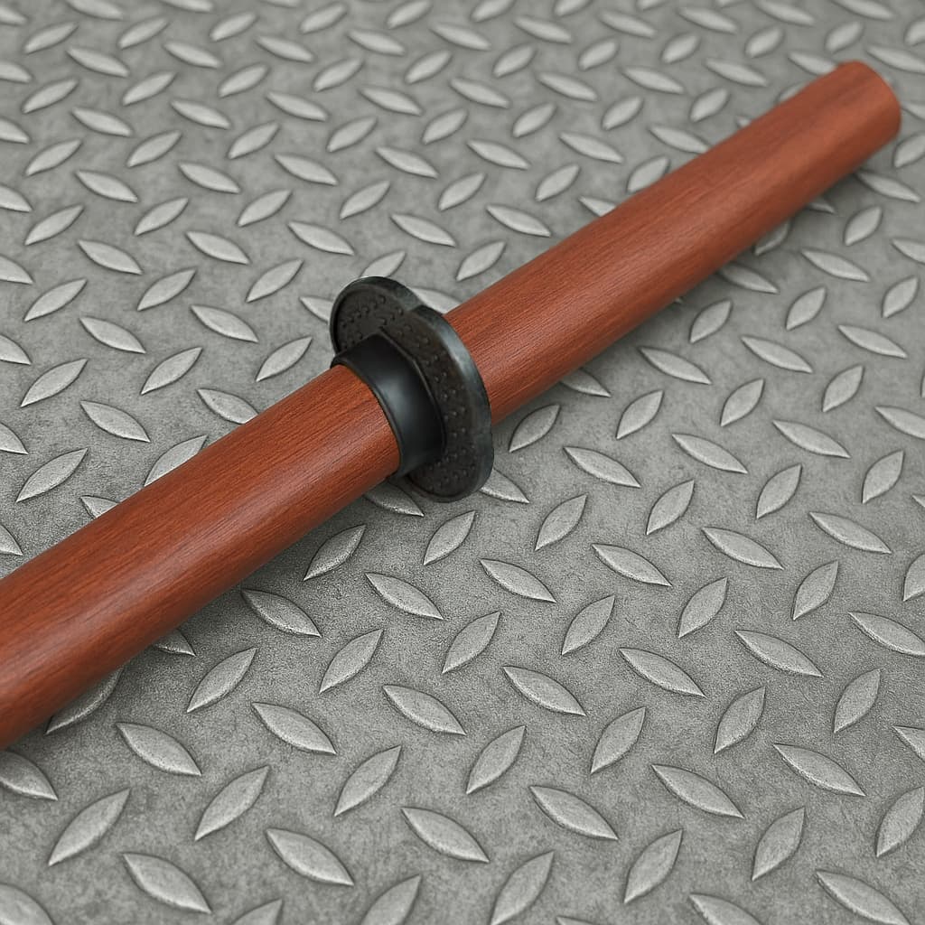 Bokken Ryū (龍 dragon japonais) en bois acajou avec tsuba #Terressens