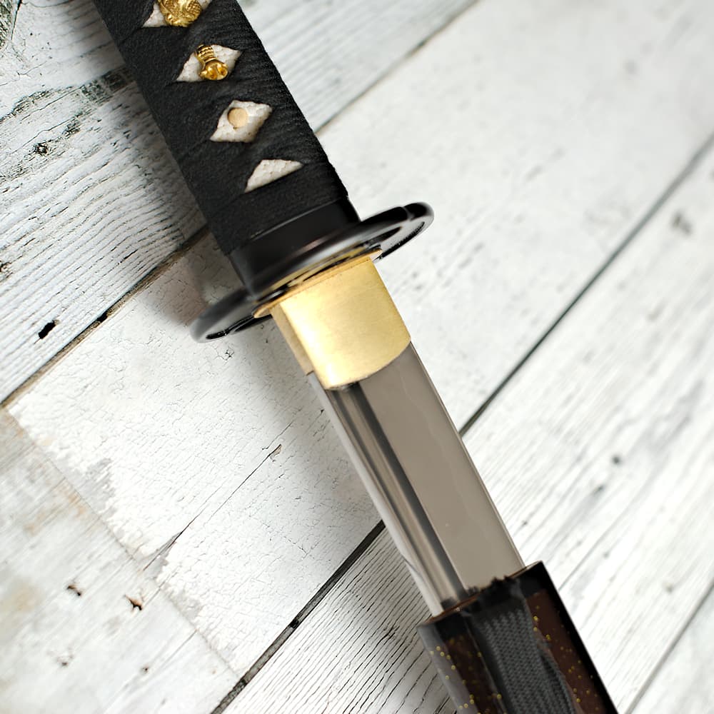 Katana aiguisé « Densei » (伝世), Maru 1065, trempe sélective #Terressens