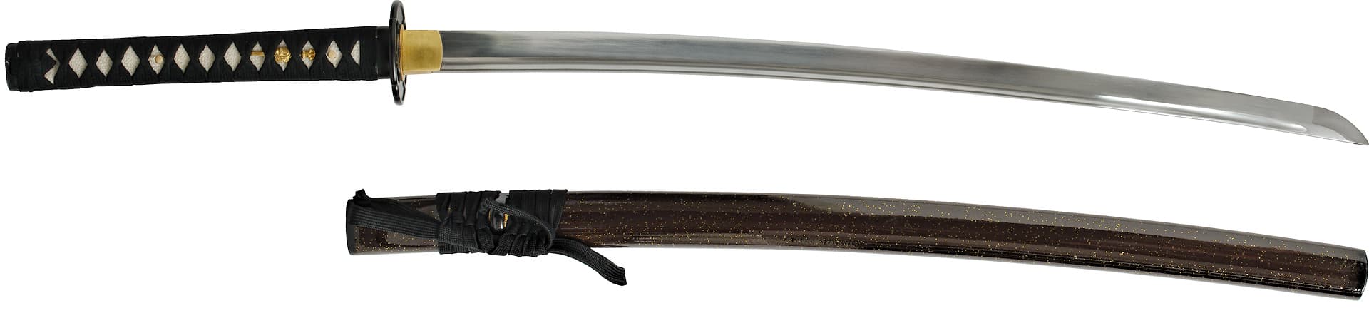 Katana aiguisé « Densei » (伝世), Maru 1065, trempe sélective #Terressens