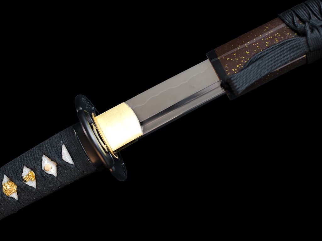 Katana aiguisé « Densei » (伝世), Maru 1065, trempe sélective #Terressens