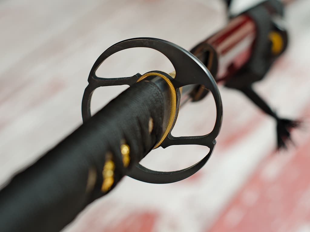 Katana aiguisé « Kirinketsu » (麒麟血 sang de dragon), Soshu Kitae, trempe sélective #Terressens Katana aiguisé « Kirinketsu » (麒麟血 sang de dragon), Soshu Kitae, trempe sélective #Terressens