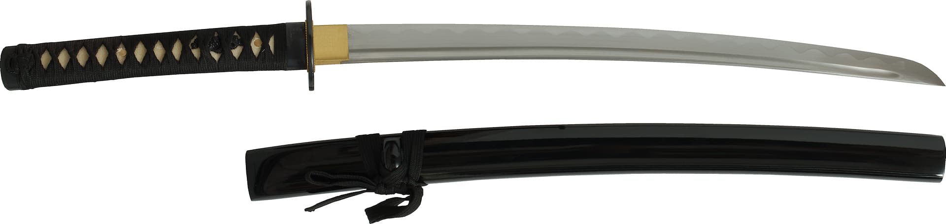 Wakizashi aiguisé noir Miyamoto Musashi 宮本 武蔵 #Terressens