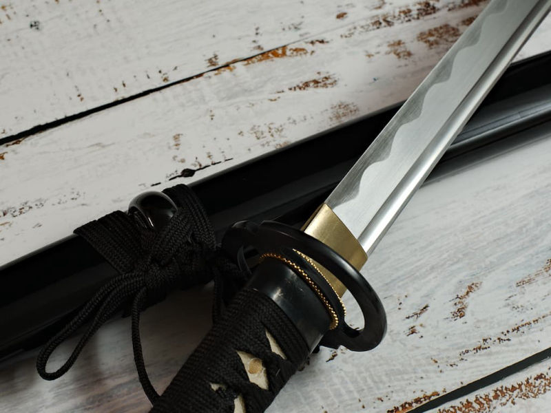 Wakizashi aiguisé noir Miyamoto Musashi 宮本 武蔵 #Terressens Wakizashi aiguisé noir Miyamoto Musashi 宮本 武蔵 #Terressens