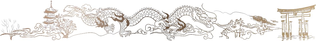 Gravure sur le saya du katana aiguisé « Unryū-zu » (雲龍図 Dragon parmi les nuages) #Terressens