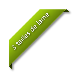 Existe en 3 tailles de lame #Terressens