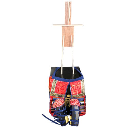 Montage de l'armure de samouraï rouge : montage du squelette en bois