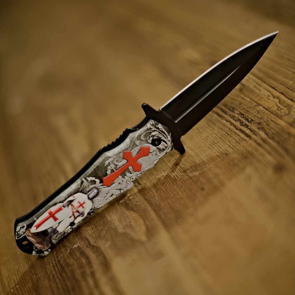 Couteau templier « Blanc manteau » #Terressens